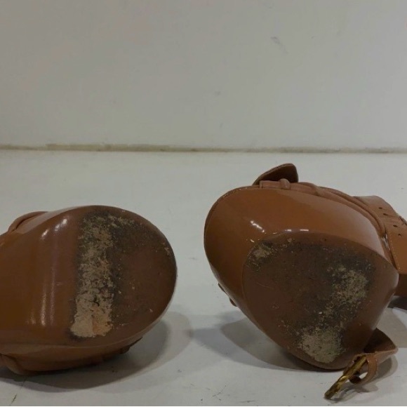 YSL Platform Knotted Leather Stiletto Heels • Authentic • Size: 37.5 / Size: 7 - Picture 5 of 9